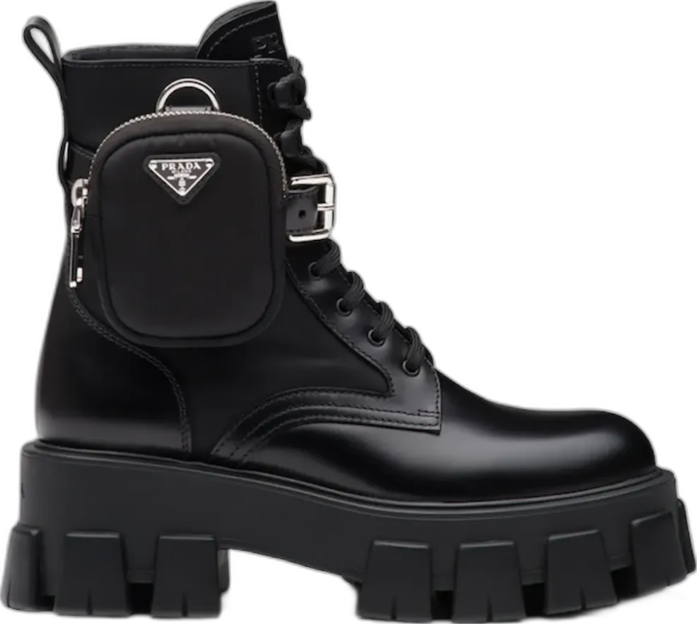 Prada Monolith Boots Black