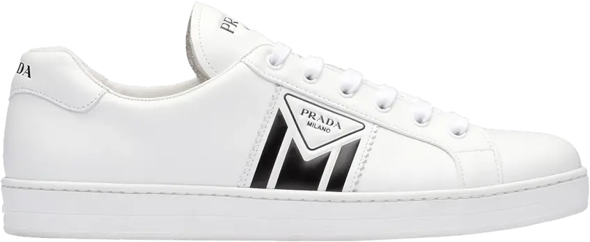  Prada New Avenue Leather Low &#039;White Black&#039;