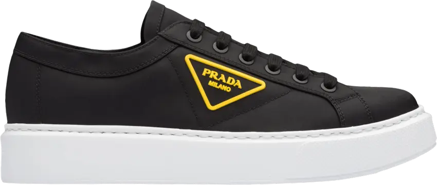  Prada Nylon Gabardine Wheel Low &#039;Black Yellow&#039;