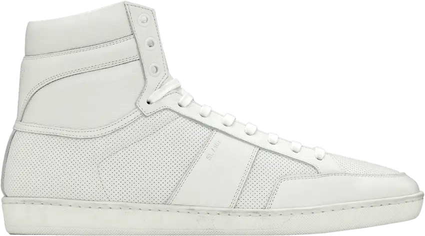  Saint Laurent Signature Court Classic SL/10H High &#039;Optic White&#039;