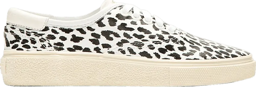  Saint Laurent Skate Lace-Up Sneaker &#039;White Canvas Babycat&#039;