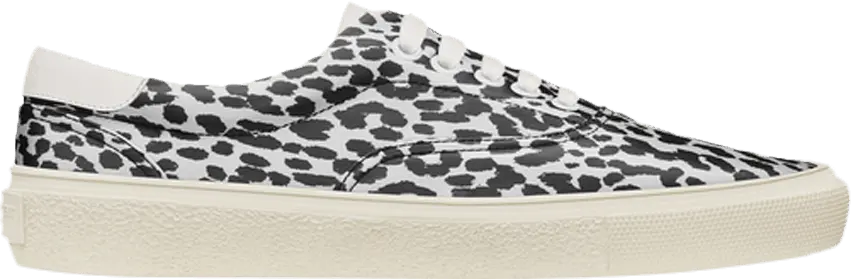  Saint Laurent Skate Lace-Up Sneaker &#039;White Leather Babycat&#039;