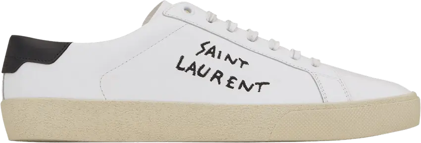  Saint Laurent SL-06 Court Classic &#039;White Black&#039;