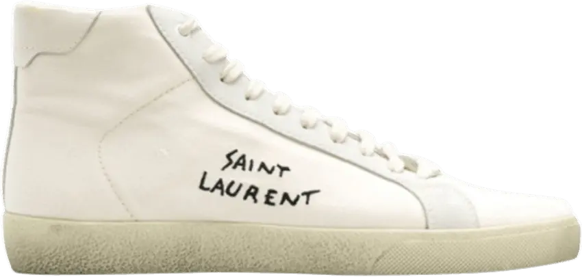  Saint Laurent SL-06 Mid &#039;Cream&#039;