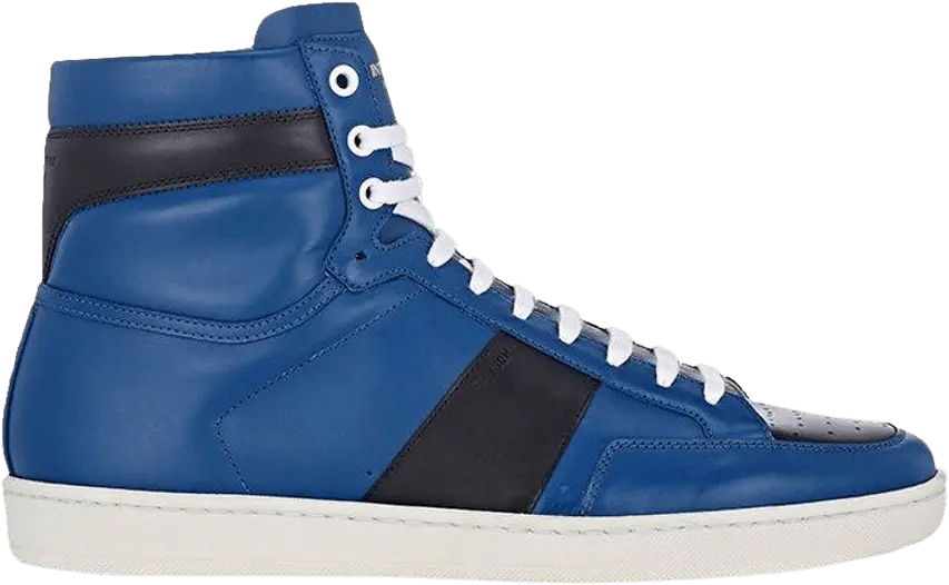 Saint Laurent SL-10 High Top Sneaker &#039;Blue&#039;