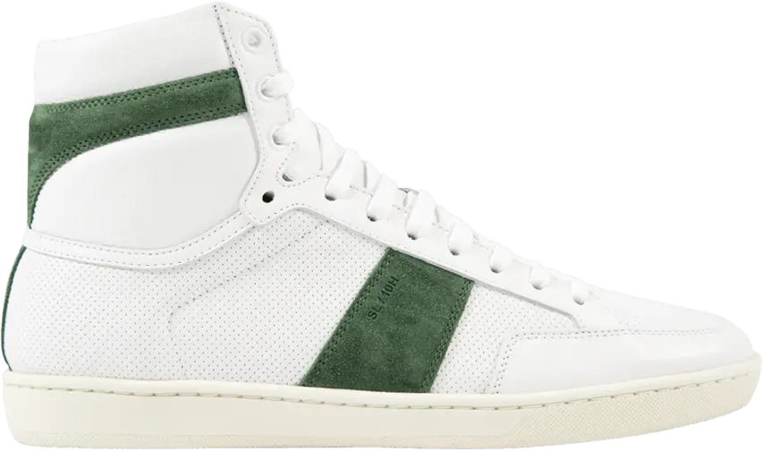 Saint Laurent SL-10H High &#039;White Green&#039;