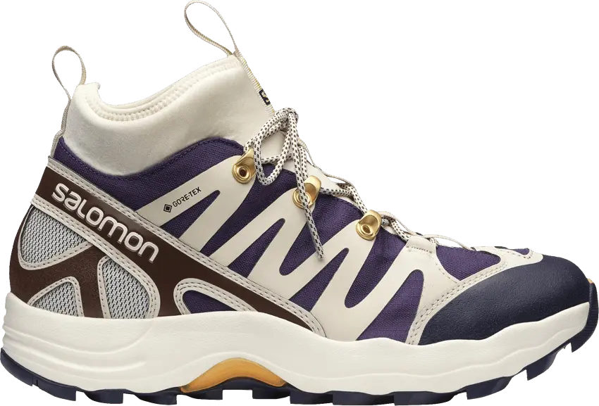  Salomon XA-Pro 1 Mid Gore-Tex Cream Purple Brown