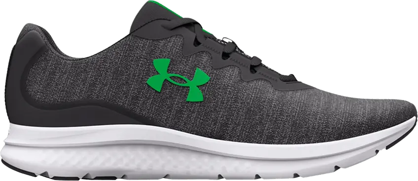  Under Armour Charged Impulse 3 Knit &#039;Jet Grey Green Screen&#039;