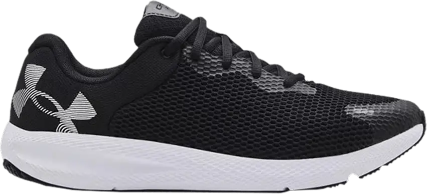  Under Armour Charged Pursuit 2 &#039;Big Logo - Black White&#039;