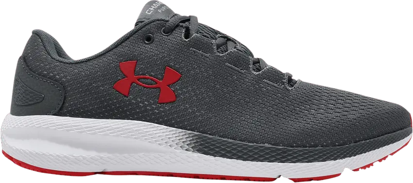  Under Armour Charged Pursuit 2 &#039;Pitch Grey Red&#039;