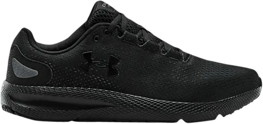 Under Armour Charged Pursuit 2 4E Wide &#039;Triple Black&#039;