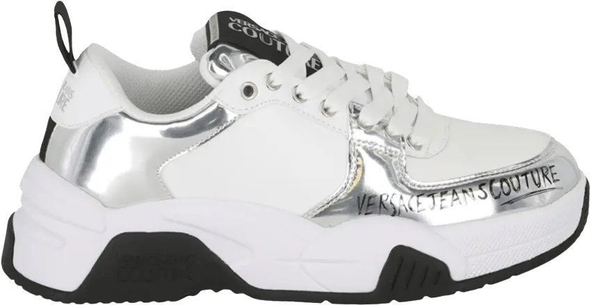  Versace Jeans Couture Low &#039;White Silver&#039;