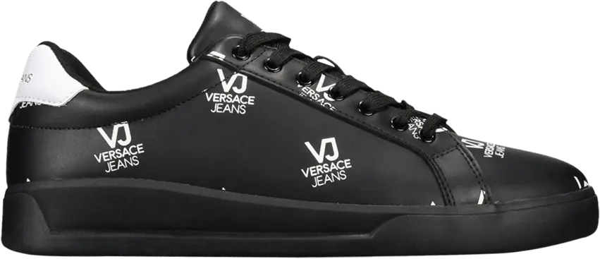  Versace Jeans Low &#039;VJ Logo Print - Black&#039;