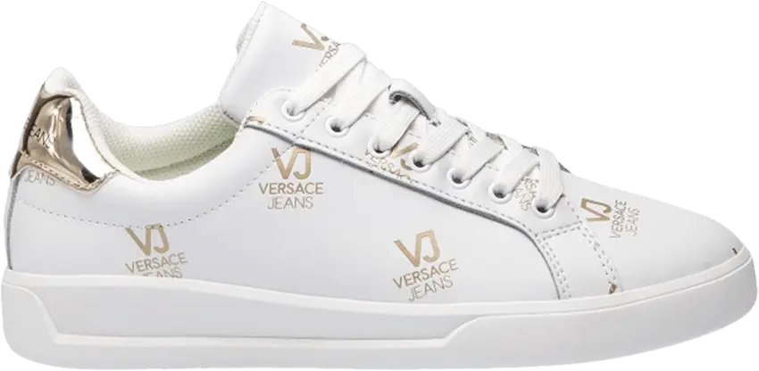  Versace Jeans Low &#039;VJ Logo Print - White&#039;