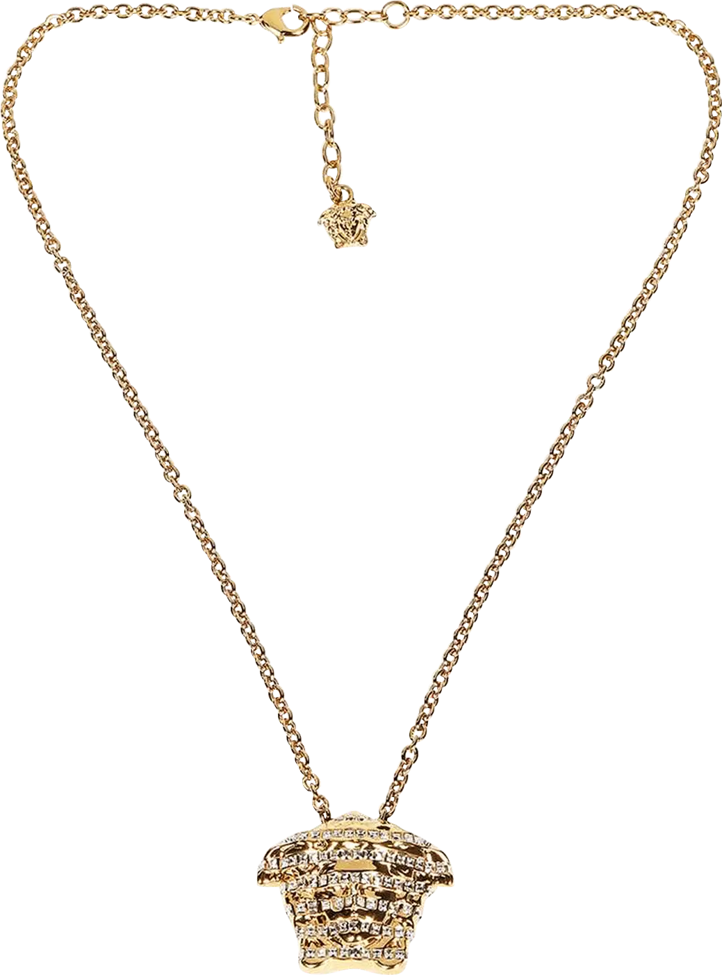  Versace La Medusa Crystal Necklace &#039;Gold/Crystal&#039;