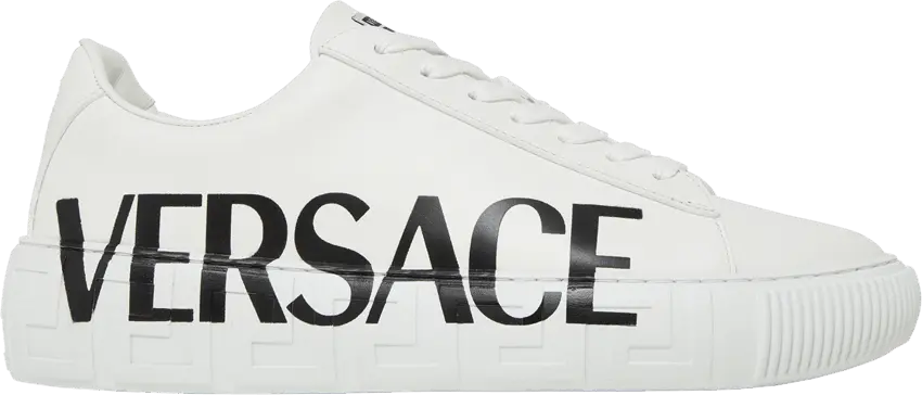  Versace Medusa Low &#039;Logo Print - White&#039;