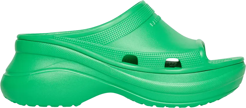  Crocs x Balenciaga Wmns Pool Slide Sandal &#039;Green&#039;