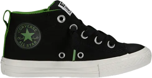  Converse Chuck Taylor All Star Street Mid GS &#039;Black Green&#039;