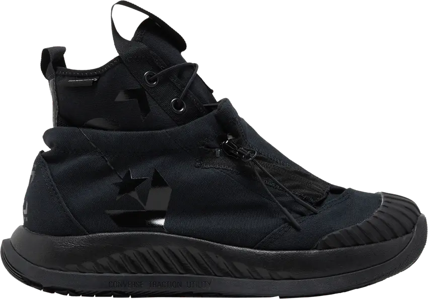  Converse Chuck Taylor All Star Utility Explore Counter Climate High &#039;Triple Black&#039;