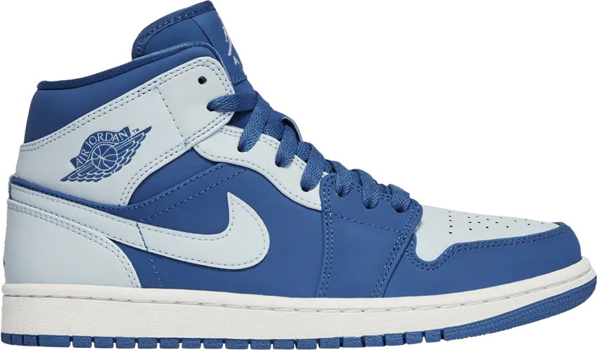  Air Jordan 1 Retro Mid &#039;Ice Blue&#039;