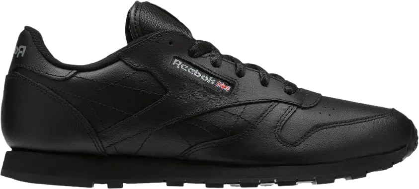  Reebok Classic Leather Black (GS)