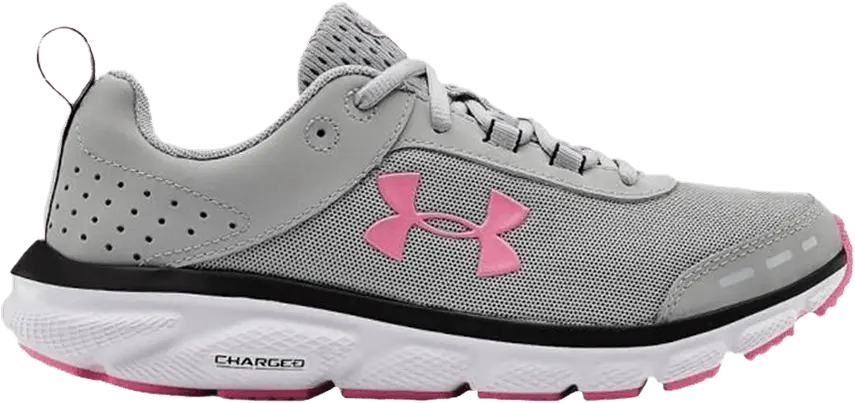  Under Armour Wmns Charged Assert 8 Wide &#039;Mod Grey Lipstick&#039;