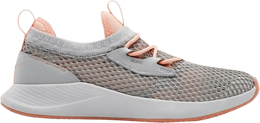  Under Armour Wmns Charged Breathe SMRZD &#039;Halo Grey Peach&#039;