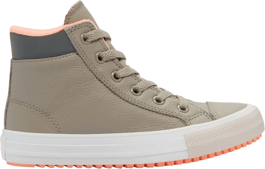  Converse Chuck Taylor All Star Winter Leather High &#039;Obsidian Peach&#039;