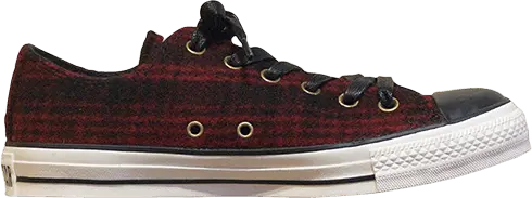  Converse Chuck Taylor All Star Woolrich Wool Ox &#039;Black Red&#039;