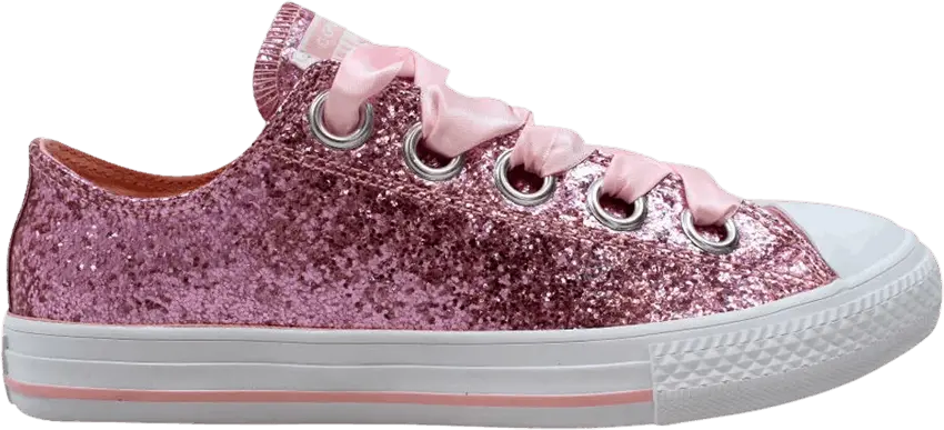  Converse Chuck Taylor Big Eyelets Ox GS &#039;Storm Pink&#039;