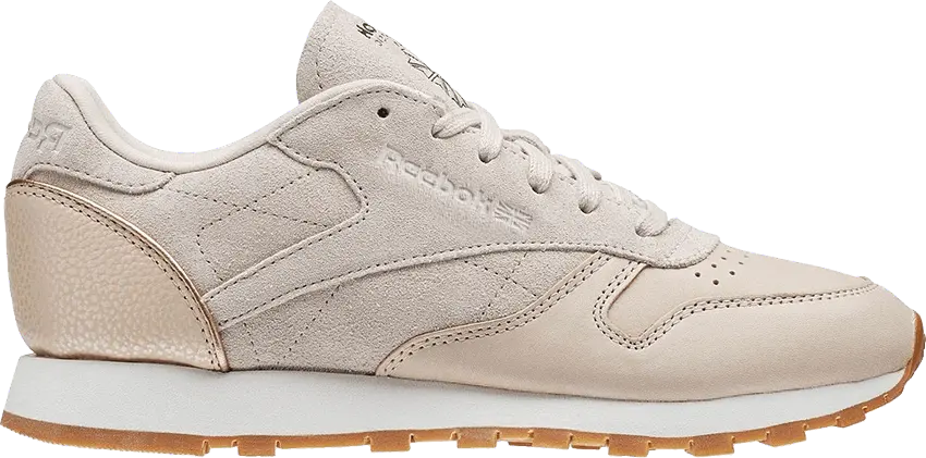  Reebok Classic Leather Golden Neutrals Sandtrap  (Women&#039;s)