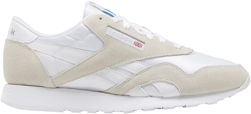  Reebok Classic Nylon White Light Grey