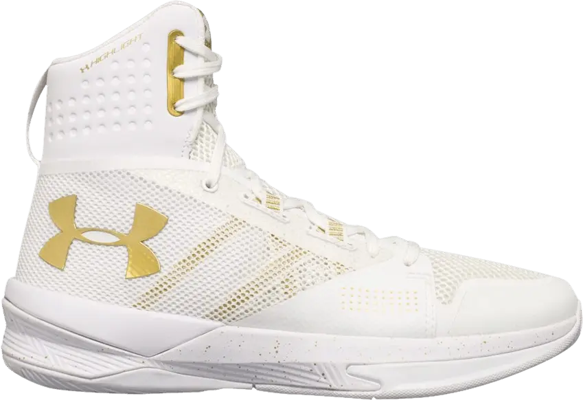  Under Armour Wmns Highlight Ace &#039;White Metallic Gold&#039;