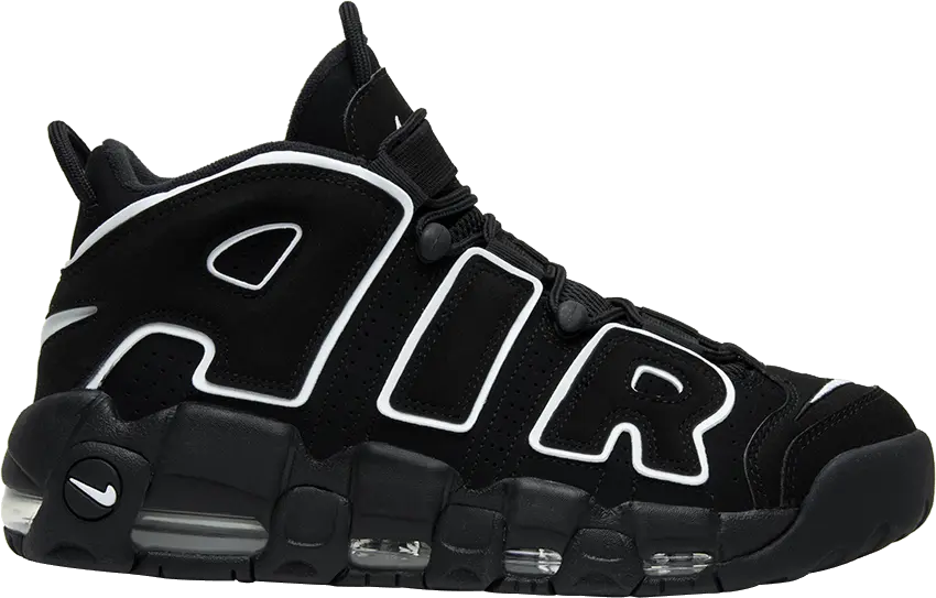  Nike Air More Uptempo &#039;Black White&#039; 2016