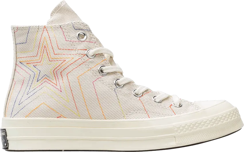  Converse Chuck Taylor All Star 70 Hi Exploding Star White
