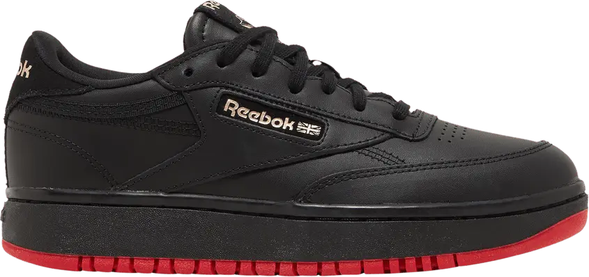  Reebok Coated Club C Double Cardi B Black Red (Women&#039;s)