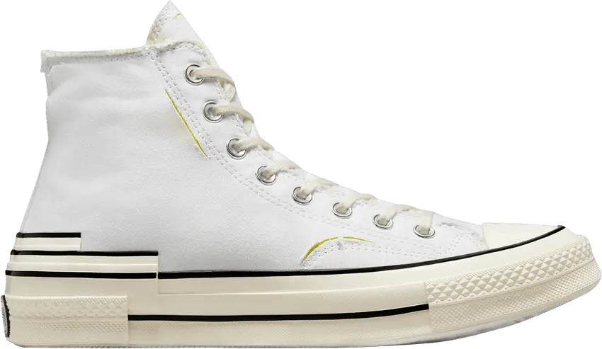  Converse Chuck Taylor All Star 70 Hi Hacked Heel Edge Glow White Laser Lemon Egret