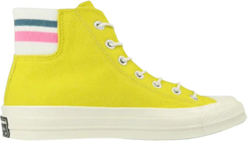  Converse Chuck Taylor All Star 70 Hi Retro Stripe Bold Citron