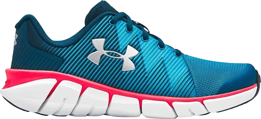 Under Armour X Level Scramjet 2 GS &#039;Petrol Blue Red Rage&#039;