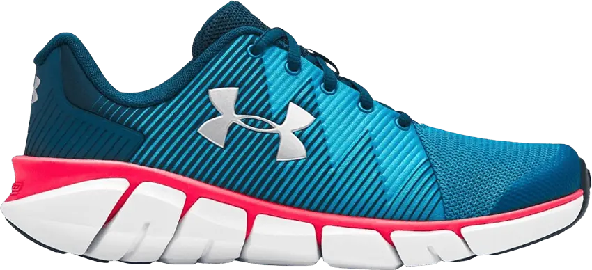  Under Armour X Level Scramjet 2 GS &#039;Petrol Blue Red Rage&#039;