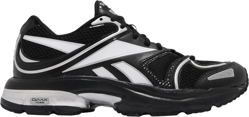  Reebok Premier Road Plus 6 Black Silver Metallic