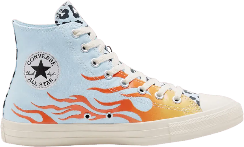  Converse Chuck Taylor All Star Hi Twisted Archive Print Flame