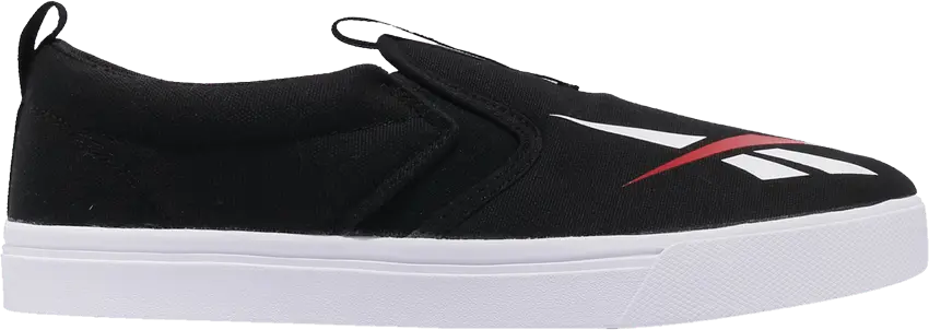  Reebok Royal Vulc Slip-On Black White