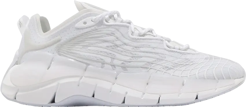  Reebok Zig Kinetica 2 White Pure Grey