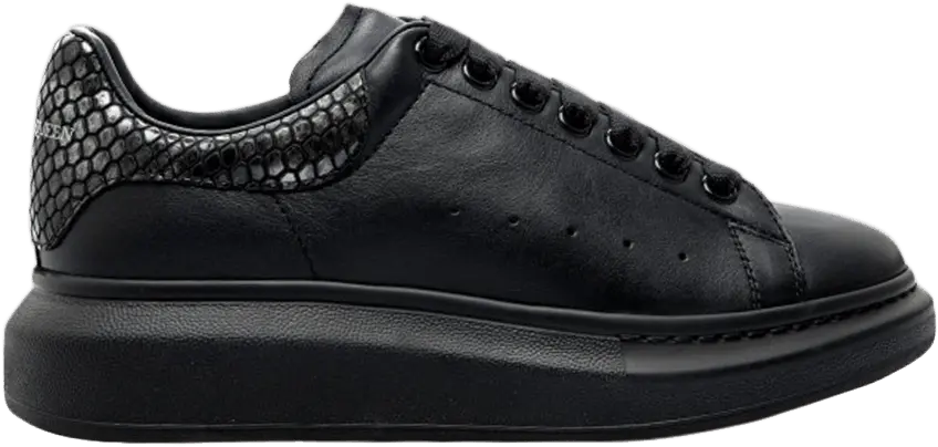  Alexander Mcqueen Alexander McQueen Oversized Sneaker &#039;Black Silver Crocodile&#039;