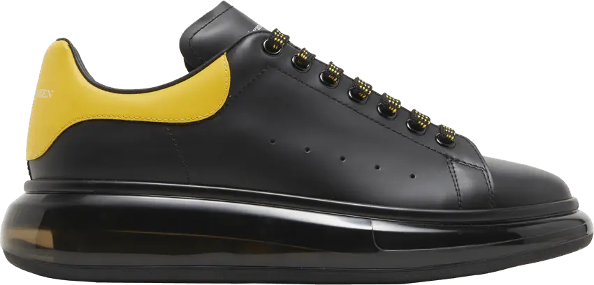  Alexander Mcqueen Alexander McQueen Oversized Sneaker &#039;Clear Sole - Black Pop Yellow&#039;