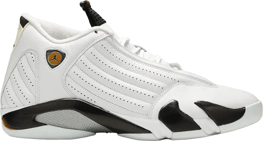  Jordan 14 Retro White Dark Cinder