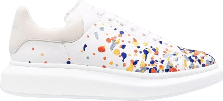  Alexander Mcqueen Alexander McQueen Oversized Sneaker &#039;Paint Embroidery&#039;