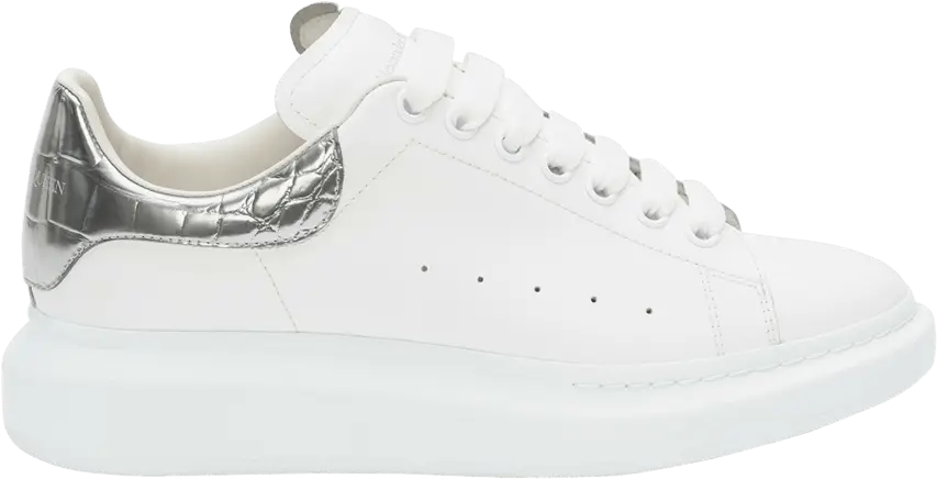  Alexander Mcqueen Alexander McQueen Oversized Sneaker &#039;Silver Crocodile&#039;