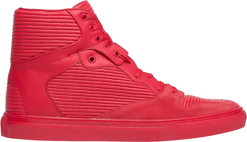 Balenciaga Pleated High &#039;Monochrome Red&#039;